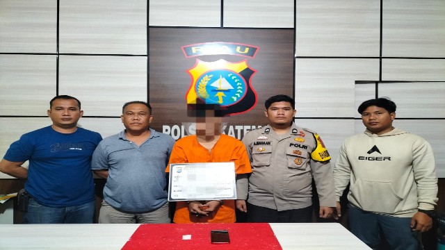 Polres Inhil Melalui Polsek Kateman Amankan Seorang Pemuda Bawa Sabu